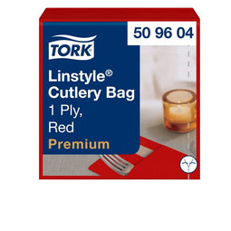 Tork - Pochette linstyle premium 1laags rood 509604 | 12 stuks