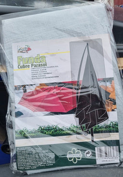 Gerimport Parasolhoes grijs 220 x 45 cm