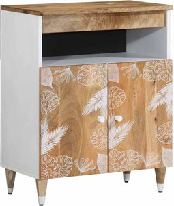 vidaXL - Dressoir - 60x33,5x75 - cm - massief - mangohout
