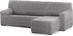 Hoes voor chaise longue met korte armleuning rechts Eysa ROC Lichtgrijs 120 x 120 x 360 cm