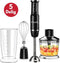 Chefix Staafmixer Set 4-in-1 - 750 W - 3 Snelheden - Zwart