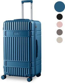 SKYCASES Classic Heritage - Trunk Reiskoffer - Extra Groot 110L - TSA Slot - Lichtgewicht - Donkerblauw - 78x44x36 cm