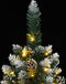 vidaXL - Kunstkerstboom - smal - met - 300 - LED's - 240 - cm