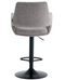 Criks Design Monza Barkruk - Hoogte Verstelbaar 93-115 cm - 360° Draaibaar - Taupe (2 stuks)