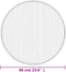 vidaXL - Vloerkleed - rond - 60 - cm - bamboe - donkerbruin