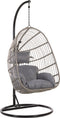 Beliani CASOLI - Hangstoel - Grijs - PE rotan