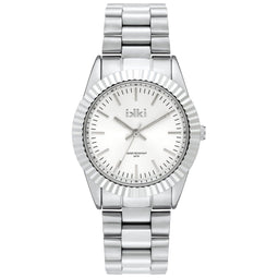 IKKI BRONX BX18 Dames Horloge - 3ATM Waterdicht - RVS - Zilver / Zilver
