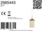 Light & Living Hanglamp Dania - Naturel/Crème - Ø16cm - Modern - Hanglampen Eetkamer, Slaapkamer, Woonkamer