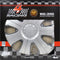Carpoint Wieldoppen - Racing - 16 Inch ABS Zilver (set van 4)