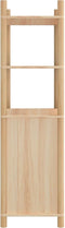 vidaXL - Hoge - kast - 60x40x141 - bewerkt - hout
