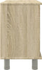 vidaXL - Badkamerkast - 60x32x53,5 - cm - spaanplaat - sonoma - eikenkleurig