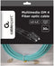 Gembird CFO-MDOM4-LC/LC-30M - Duplex multimode glasvezelkabel 50/125 OM4 - 100 Gbps - Blauw