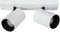 Atmooz - Plafondspots Plafondlamp Nuo 2 - Opbouwspot - 2 lichtbronnen - Wit - Slaapkamer / Woonkamer - Industrieel - Hoogte 12cm - Metaal