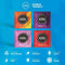 Condooms EXS Mixed Chocolade Staart Aardbei Kauwgom 12 Stuks
