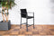 Sens-Line - Verona barstoel - Aluminium - Zwart