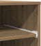 vidaXL - Printerstandaard - met - wielen - Artisan - Eiken - 60x48x74 - cm