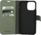 Mobiparts iPhone 14 Pro Max - Classic Wallet Case - Ruimte voor pasjes - Groen