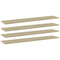Wandschappen 4 st 100x20x1,5 cm spaanplaat sonoma eikenkleurig