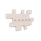 TETROMINO Kapstok - Modulaire wandkapstok - Speelse Tetris inspiratie - Silky Taupe