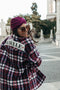 Colourful Rebel Stella Rebelle - Check Teddy Trucker Jas - Loose fit - Maat L