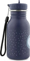 Trixie Drinkfles - Mr. Penguin - RVS Waterfles voor kinderen - 350ml - Lekvrije Fles - Blauw
