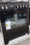 Fitelli FG6001 - Gasfornuis 60cm - Elektrische oven 66L met grillfunctie - Zwart