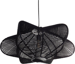 YABACO - Hanglamp - Zwart - Katoen