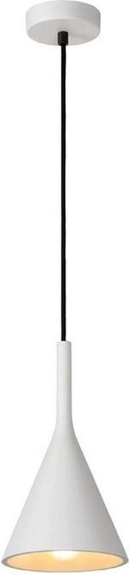 Lucide GIPSY - Hanglamp - Ø 16,5 cm - Dimbaar - Wit
