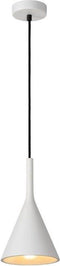 Lucide GIPSY - Hanglamp - Ø 16,5 cm - Dimbaar - Wit