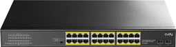 Cudy GS1028PS2 - PoE Switch - 24x GbE PoE+ poorten 300W - 19-inch metalen behuizing
