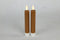 Countryfield Led dinerkaarsen - 15 cm - afstandsbediening - cognac bruin (2 stuks)