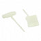 Klika - Prijspen kunststof gebroken wit 5cm 10st - 20 stuks
