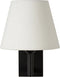 Atmooz - Wandlamp Paulo - Industrieel - Woonkamer / Slaapkamer - Zwart en witte kap - Hoogte 20cm - Metaal