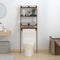 vidaXL - Toiletrek - 63,5x32x179 - cm - massief - grenenhout - honingbruin