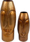 Vaas koper - antieke vaas - aluminium vaas groot