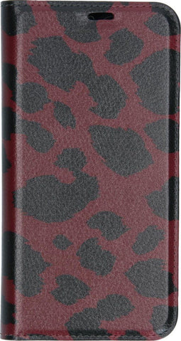 Design Softcase Booktype Samsung Galaxy A20e hoesje - Panter Rood