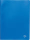 Pergamy showalbum, voor ft A4, met 40 transparante tassen, blauw