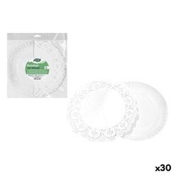 Snackdienblad Algon Cirkelvormig 35 cm (30 Stuks)