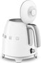 Smeg KLF05WHEU - Mini Waterkoker - 0,8L RVS - Wit