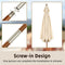 Coast Parasol - Katrol Parasol - Kantelbaar 60°-120° - Beige - 270 cm