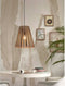 GOOD&MOJO Hanglamp Merapi - Bamboe/Zwart - 40x40x42cm - Modern - Hanglampen Eetkamer, Slaapkamer, Woonkamer
