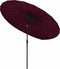 vidaXL - Parasol - met - aluminium - paal - 270 - cm - bordeauxrood