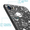 iMoshion Hoesje Geschikt voor iPhone SE (2022) / SE (2020) / 8 / 7 Hoesje Siliconen - iMoshion Design hoesje - Zwart / Fun Galaxy