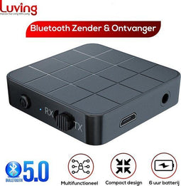 Luving™ - Bluetooth Transmitter & Receiver - 2-in-1 Bluetooth Zender & Ontvanger - Bluetooth 5.0