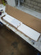 vidaXL - Hoofdbord - 125,5x4x100 - cm - massief - grenenhout - wit