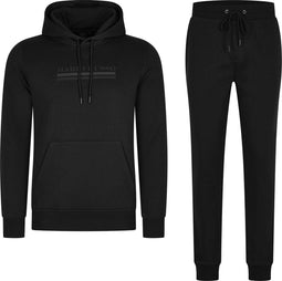 Mario Russo Trainingspak Anselm - Joggingpak - Hoody - Zwart - L