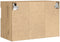 vidaXL - TV - Wandkasten - met - LED-verlichting - 2 - stuks - Artisan - Eiken - 60x30x40 - cm