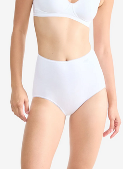 Sloggi Pure Comfort H Maxi Slip Dames - Zacht en ademend - Wit (3-pack)