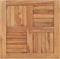 vidaXL - Tafelblad - 60x60x2,5 - cm - massief - teakhout