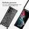 iMoshion Hoesje Geschikt voor Samsung Galaxy S22 Ultra Hoesje Met Koord - iMoshion Design Hoesje met Koord - Zwart / Black Marble
